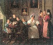 Marstrand, Wilhelm The Waagpetersen Family painting
